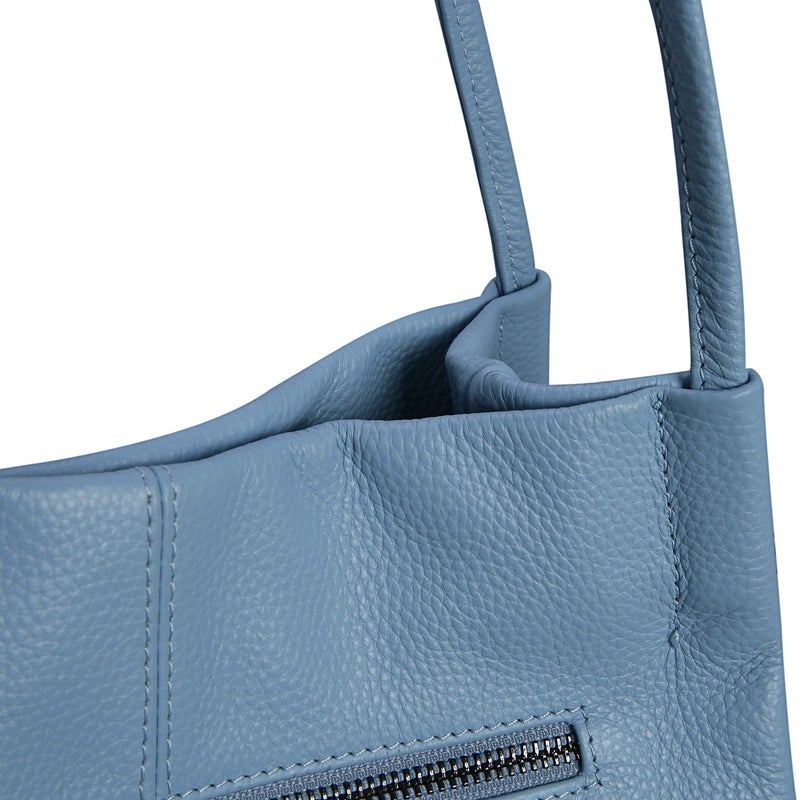 Iswee Large Purses for Women - Leather Tote, Shoulder, Handbags - Bucket, Satchel, Hobo - Ladies Purses and Hand Bags (Light Blue-Lichee) - Image 4